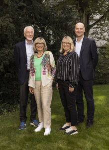 The Rees family (from left): David, Eva, Elisabeth and Christopher Rees